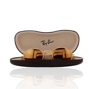 Ray‑Ban W1909 • 24k Gold • Diamond Hard • USA 1992